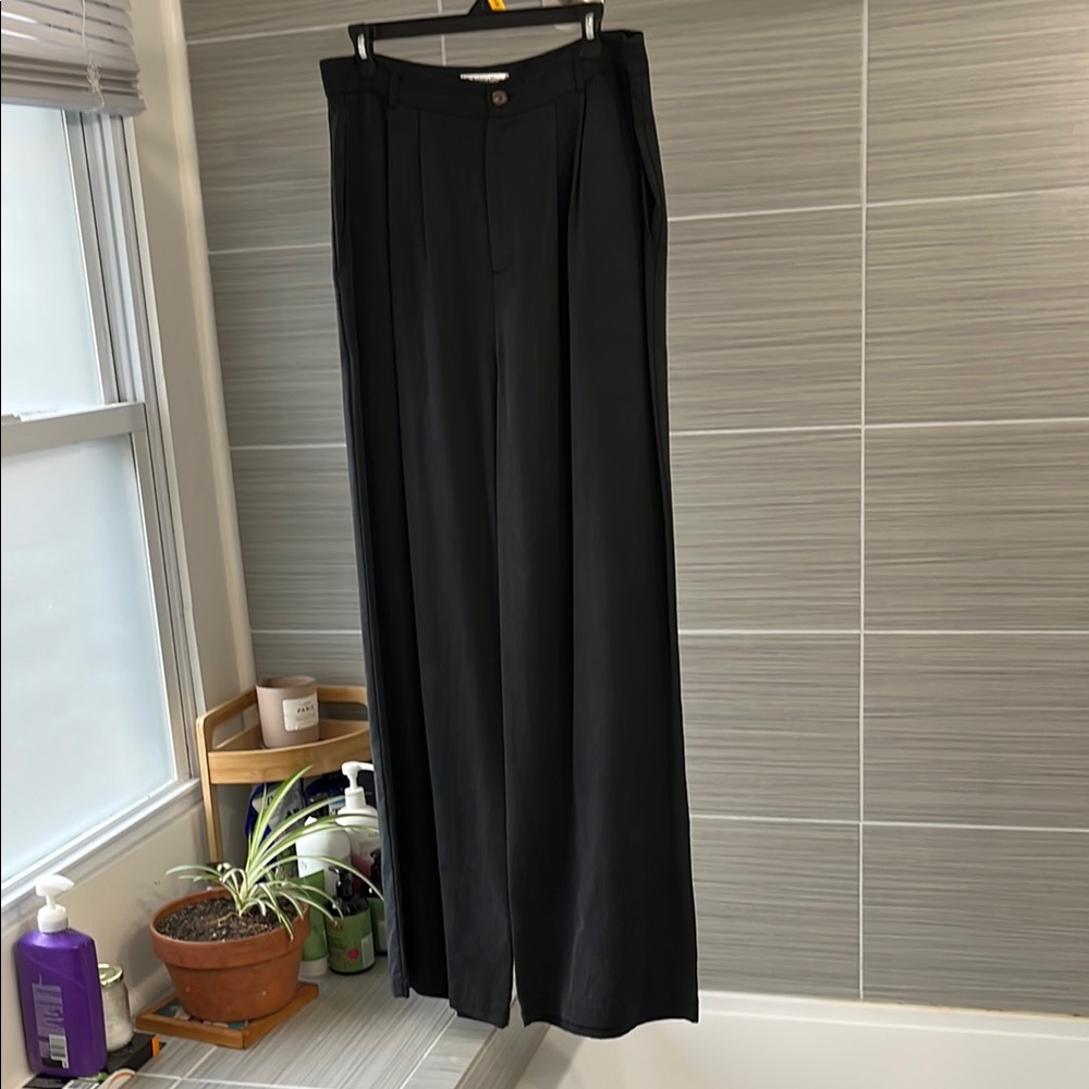 Reformation Black Trousers